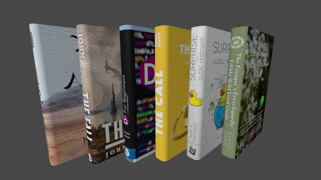 【無料】本のアセット 54点