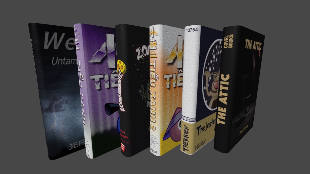 【無料】本のアセット 54点