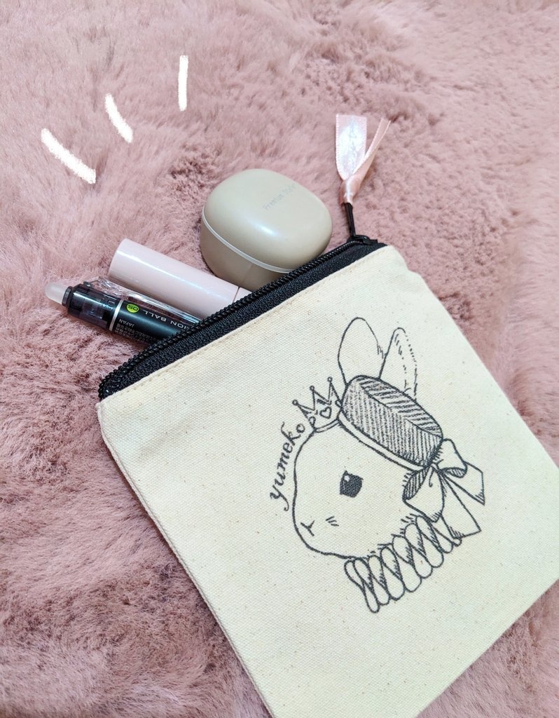 うさぎリボンポーチ