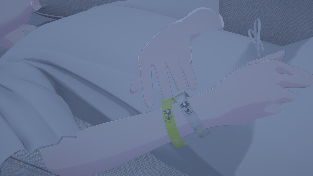 【#オデガ_ERROR】ラバーバンド(3Dモデル)