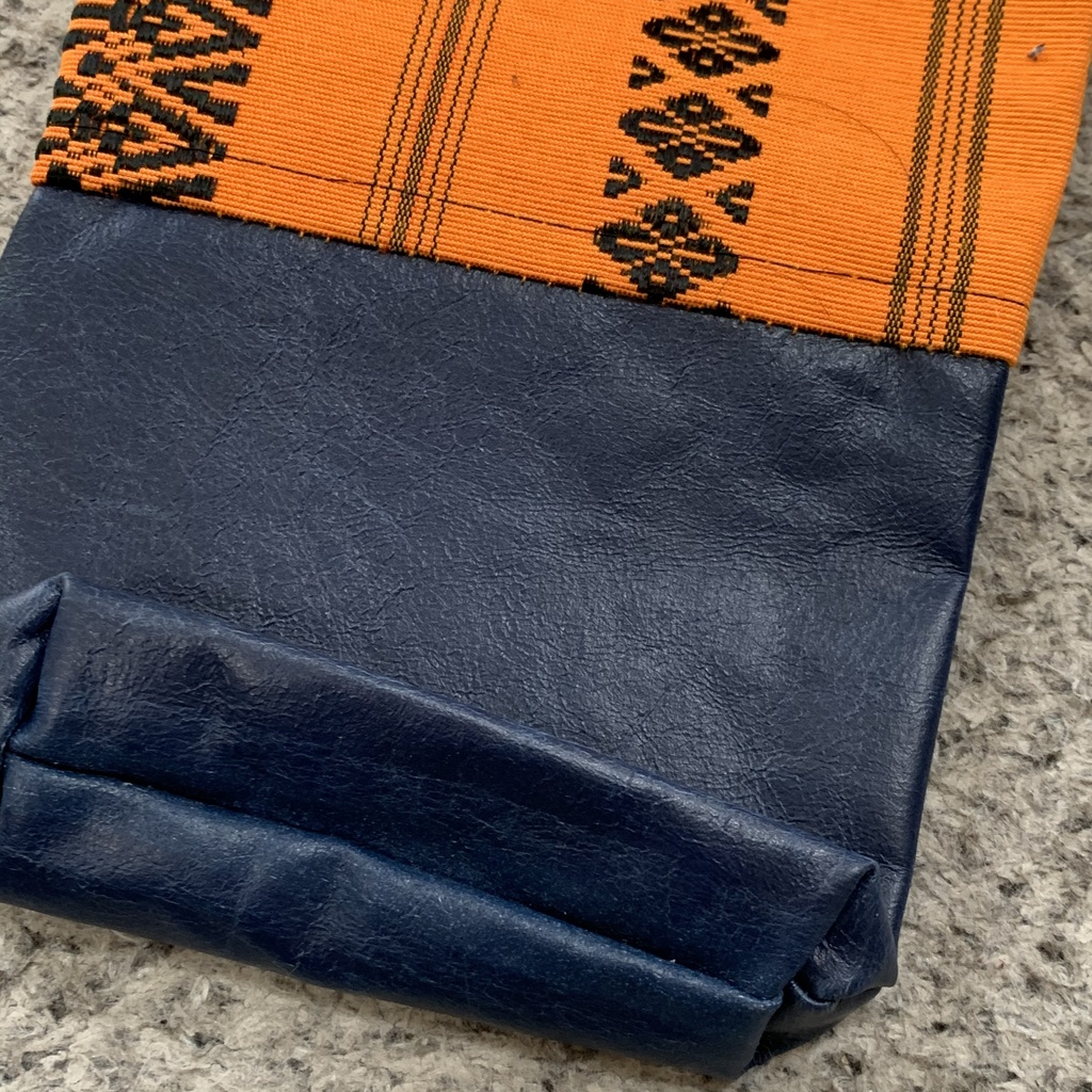 博多帯de刀袋 オレンジ 陸奥守吉行イメージ