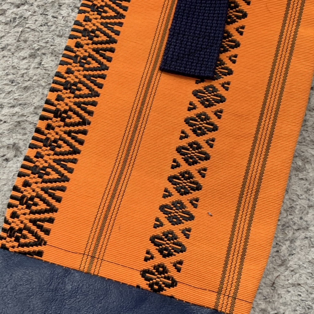 博多帯de刀袋 オレンジ 陸奥守吉行イメージ