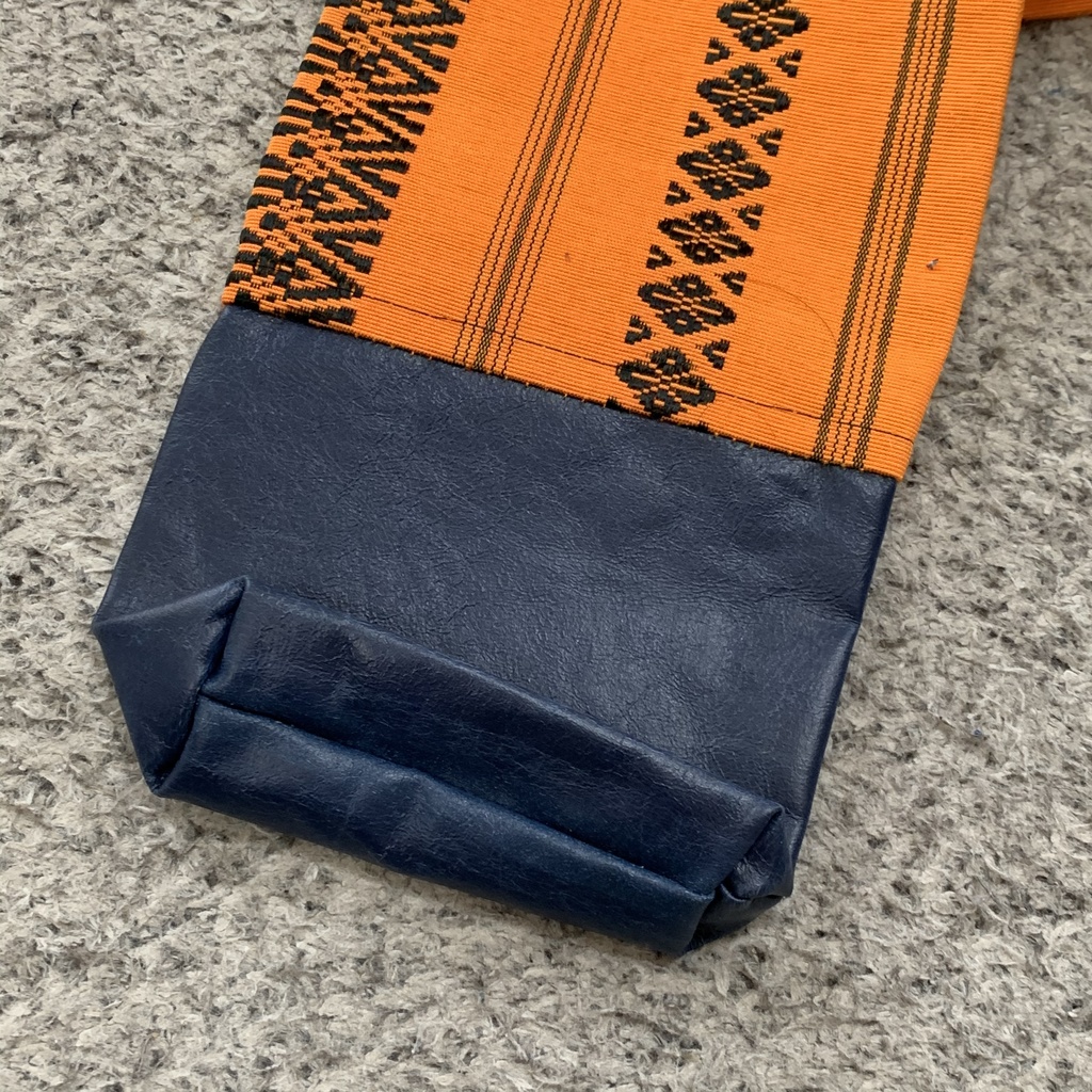博多帯de刀袋 オレンジ 陸奥守吉行イメージ