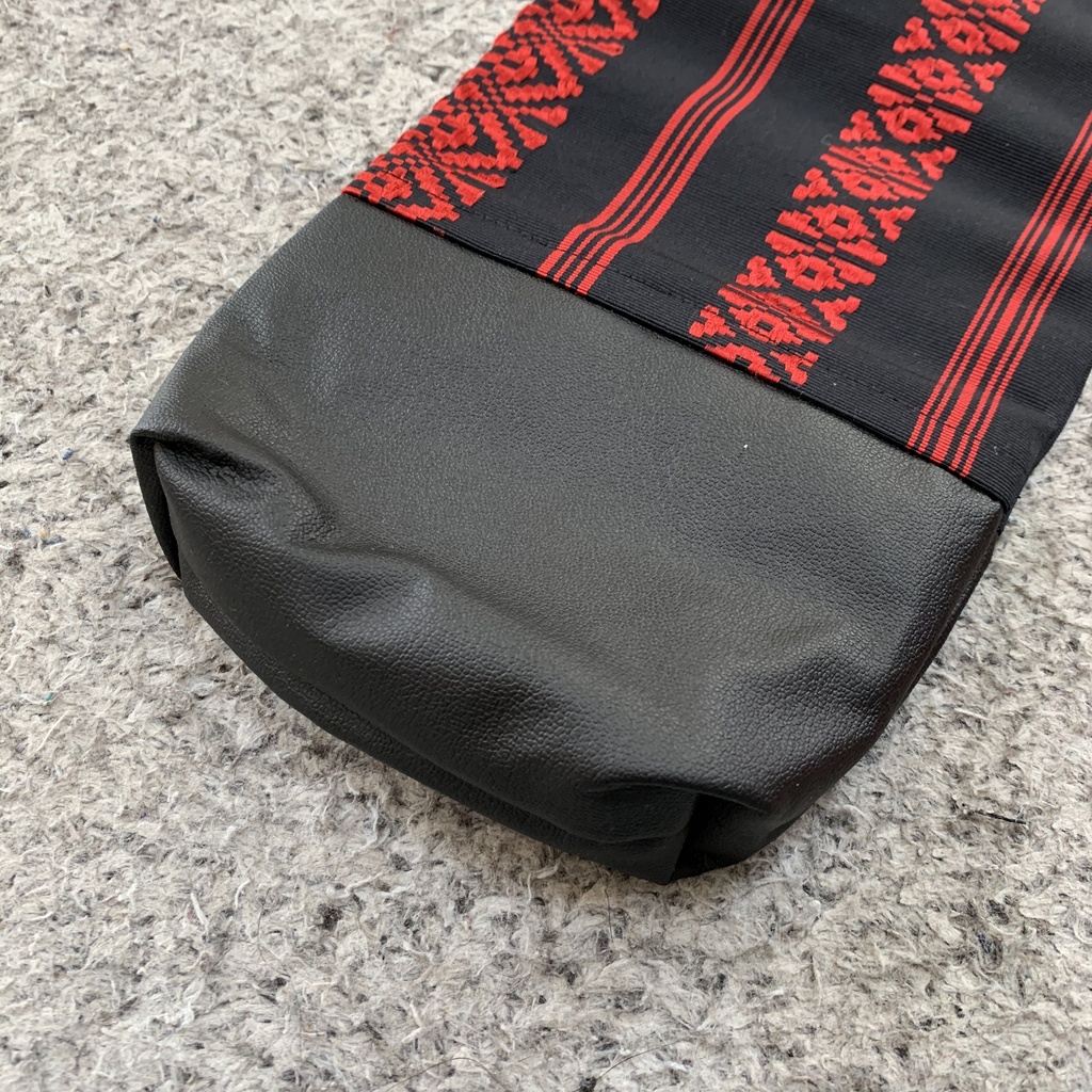 博多帯de刀袋 黒×赤 加州清光イメージ