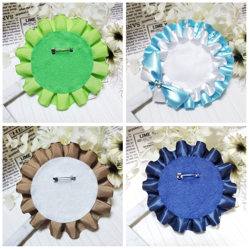 《65mm》缶バッジ用・ロゼット