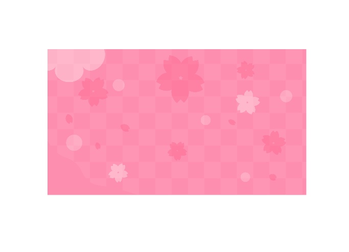 和風さくら　背景素材　フリー素材（β）