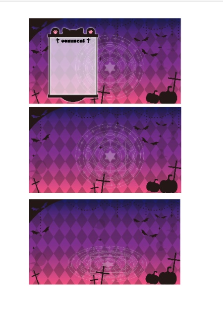 【配信者向け】ハロウィン風背景＆配信画面