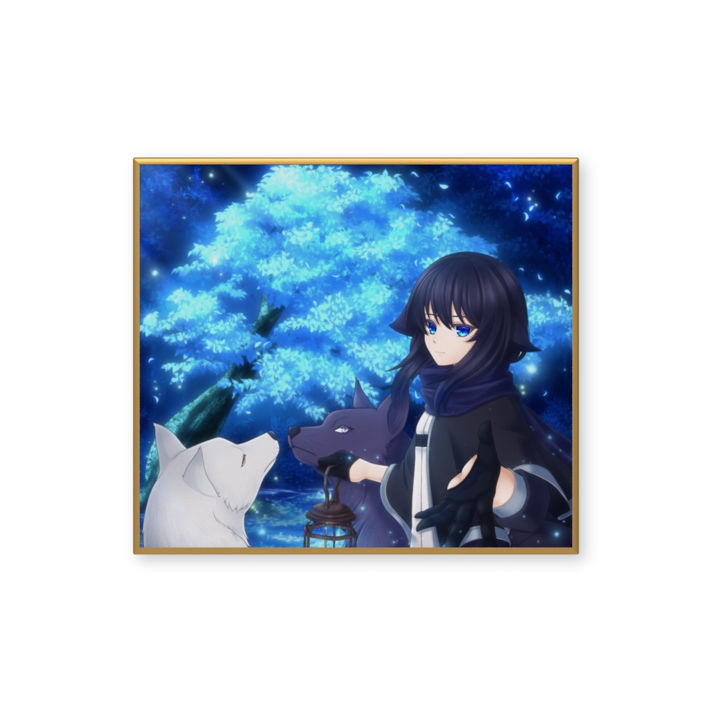 【一次創作・OC】ミニ色紙・クロト