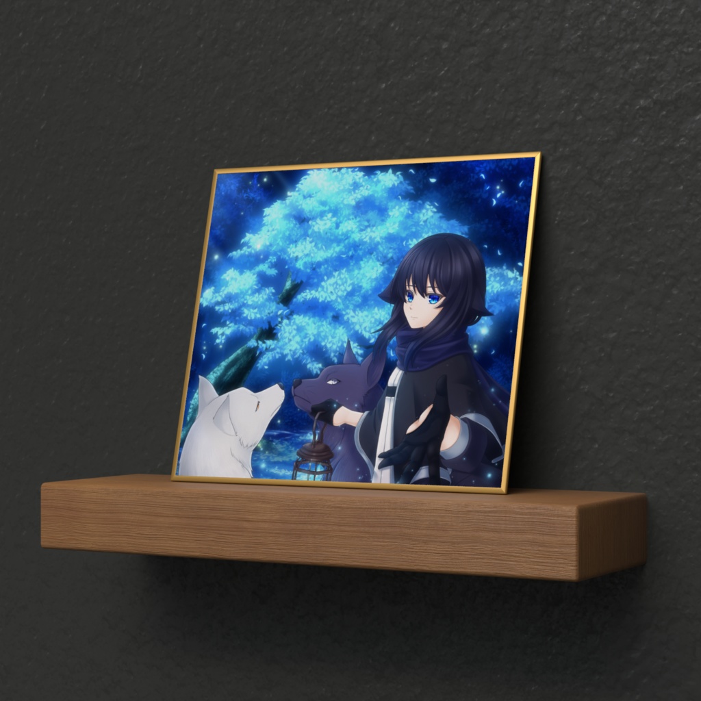 【一次創作・OC】ミニ色紙・クロト