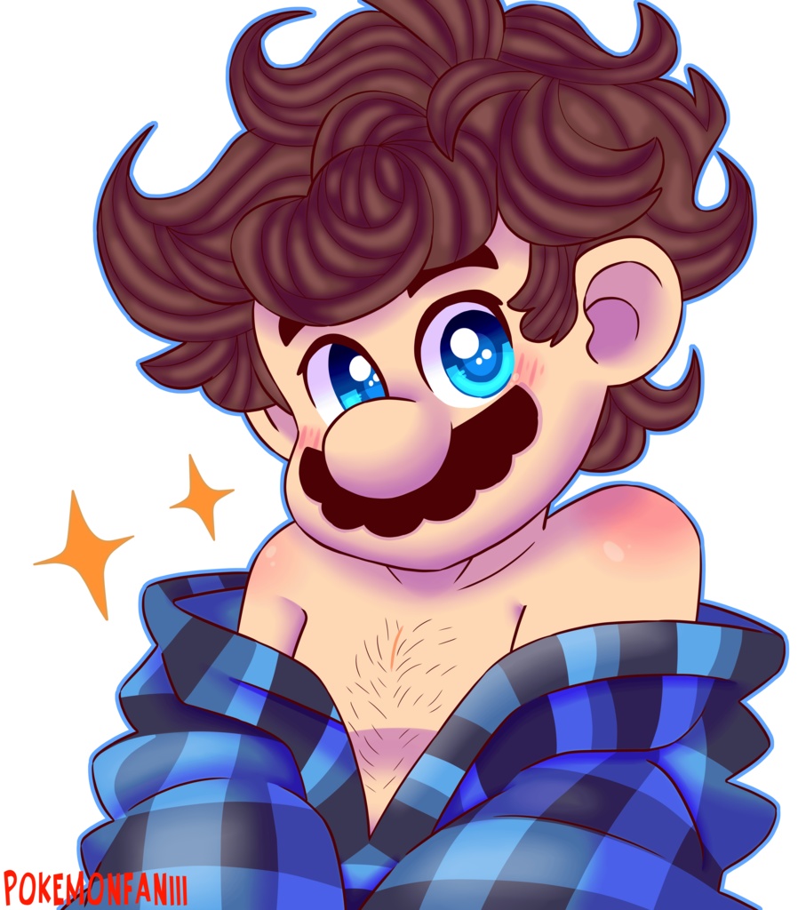 Mario In A Big Flannel