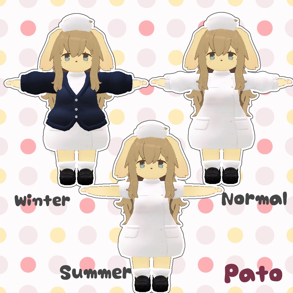 3アバター対応ナース服 Nurse costume