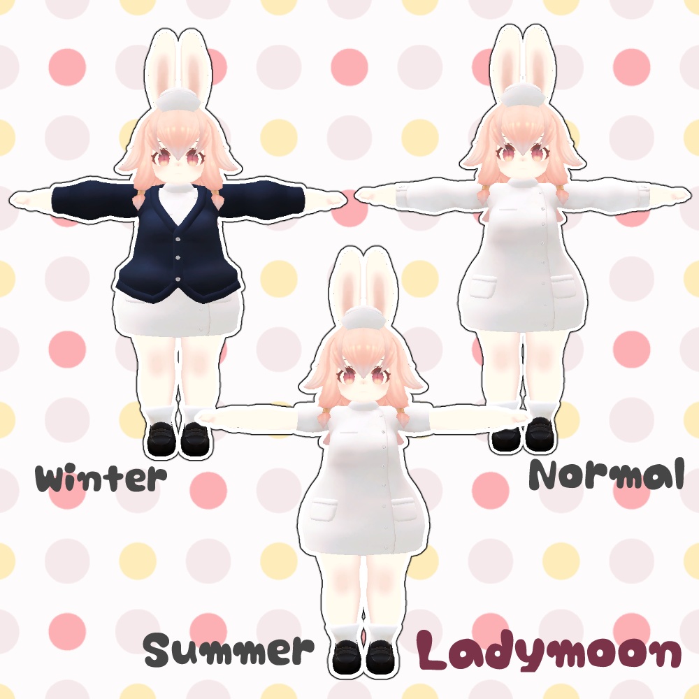3アバター対応ナース服 Nurse costume