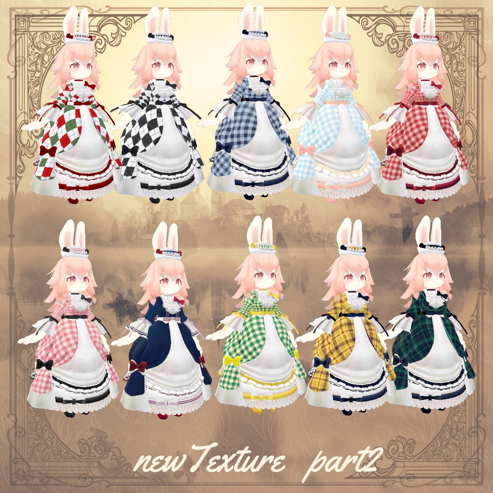 LSBody・LadyMoon・miltea対応 レトロドレス Retro Dress