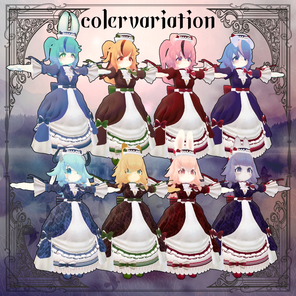 LSBody・LadyMoon・miltea対応 レトロドレス Retro Dress