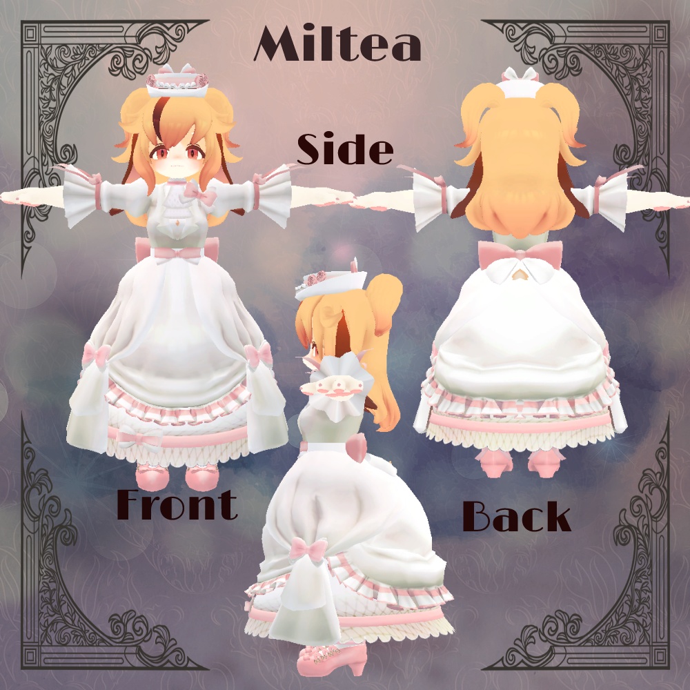 LSBody・LadyMoon・miltea対応 レトロドレス Retro Dress