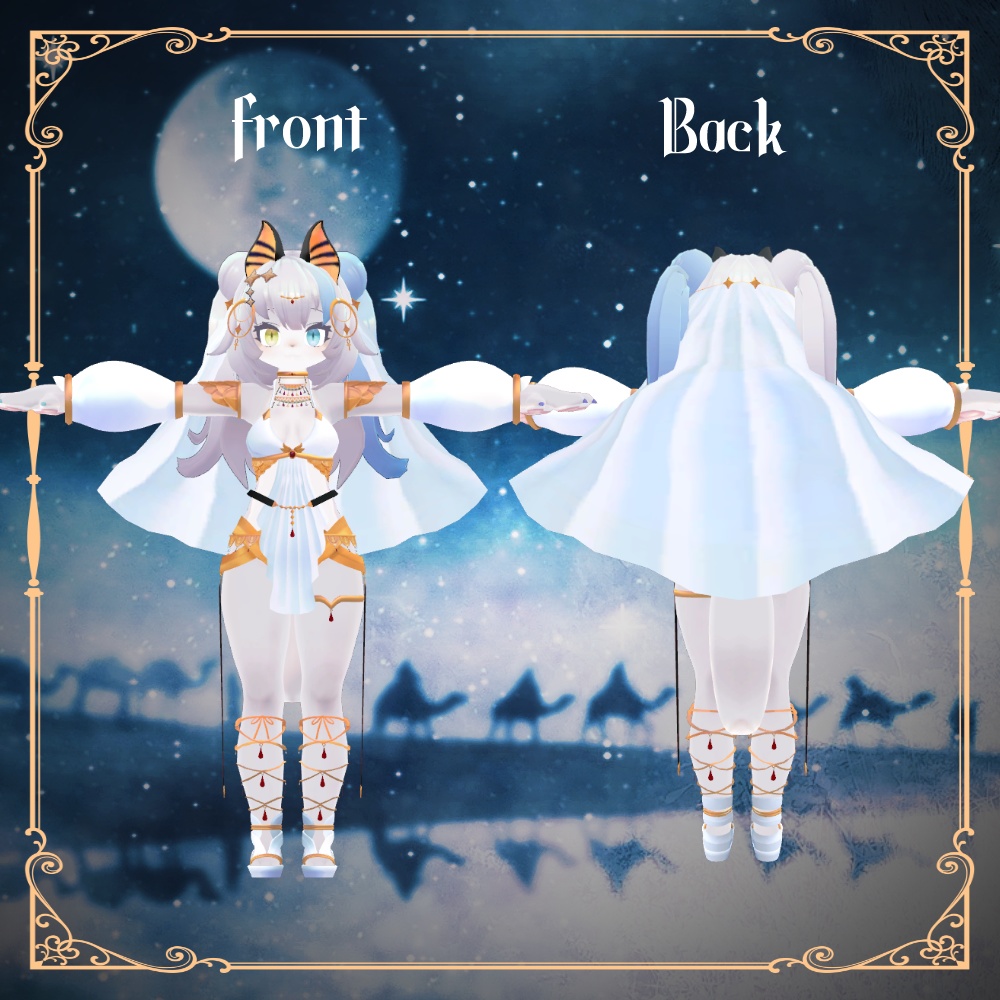 8衣装対応エジプト衣装 レディムーン・LSBody・ノクタニカ・薄荷・桔梗・陶姐・ミルティ・舞夜対応