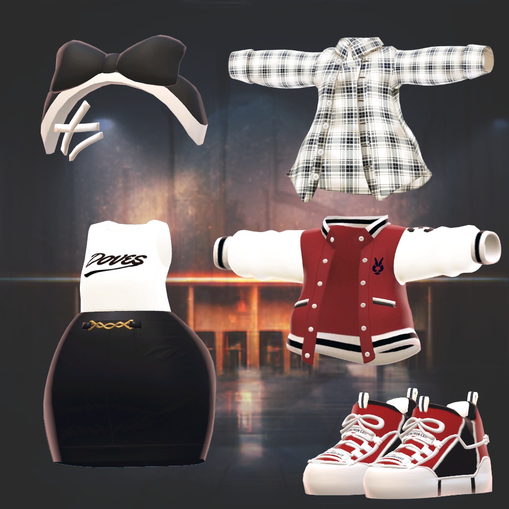 スタジャンインナーコーデ ~StagiumJacket coordinate~For Ladymoon