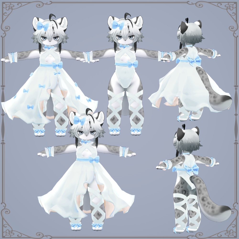 【灰島専用衣装】リボンフリルドレス