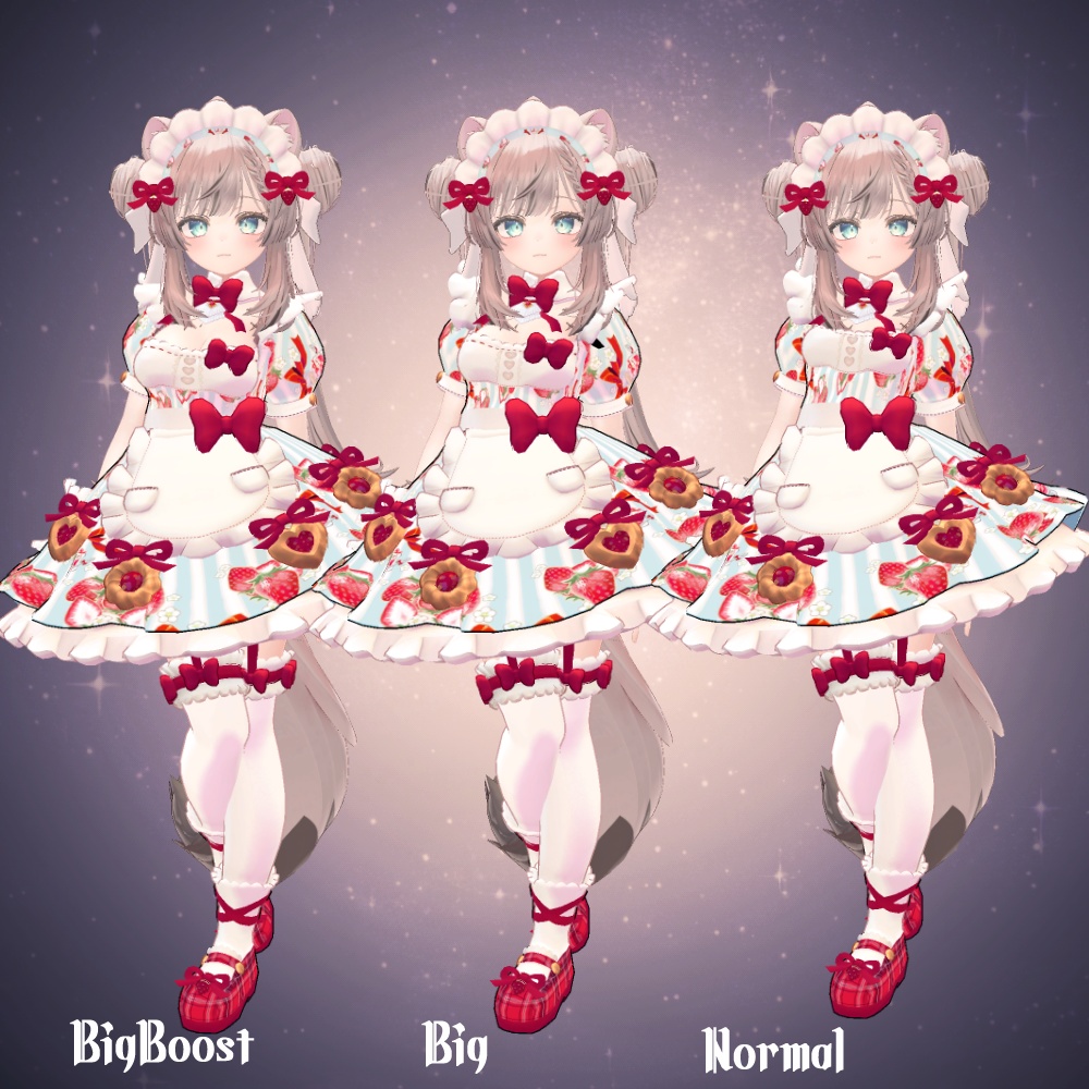 マヌカ専用クッキーミックスメイドValentine's Day Maid Outfits_Manuka