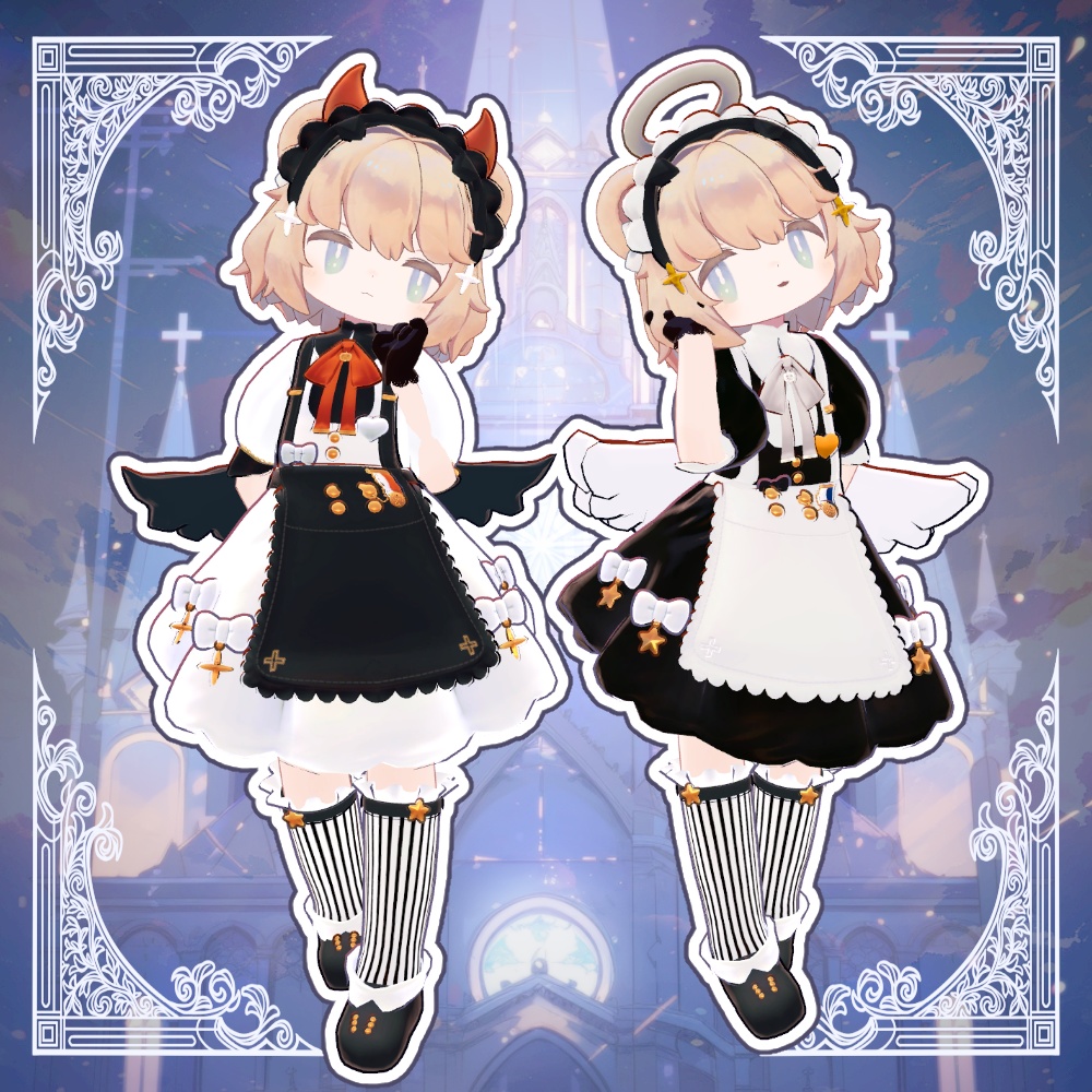 7アバター対応イノセントデビルメイド Innocent Devil Maid Costume