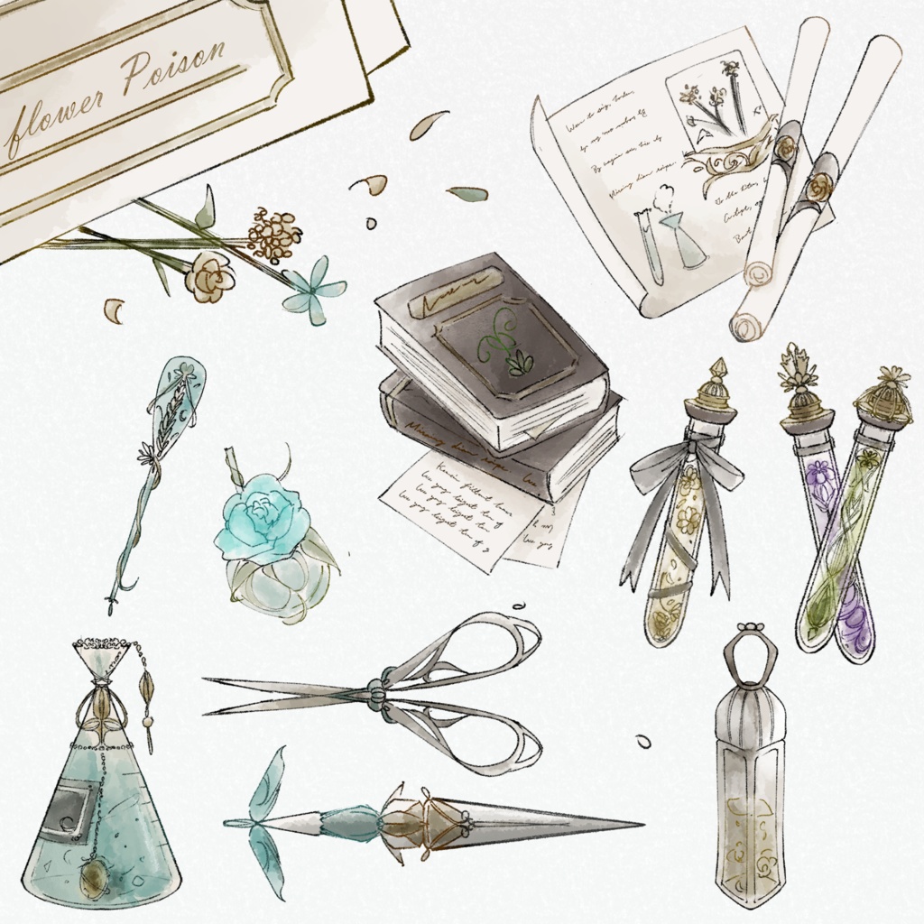 花毒屋さんのマスキングテープ