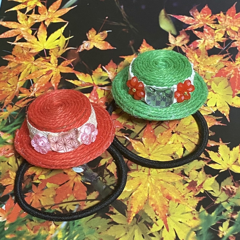 鬼滅の刃・竈門兄妹帽子ヘアゴム