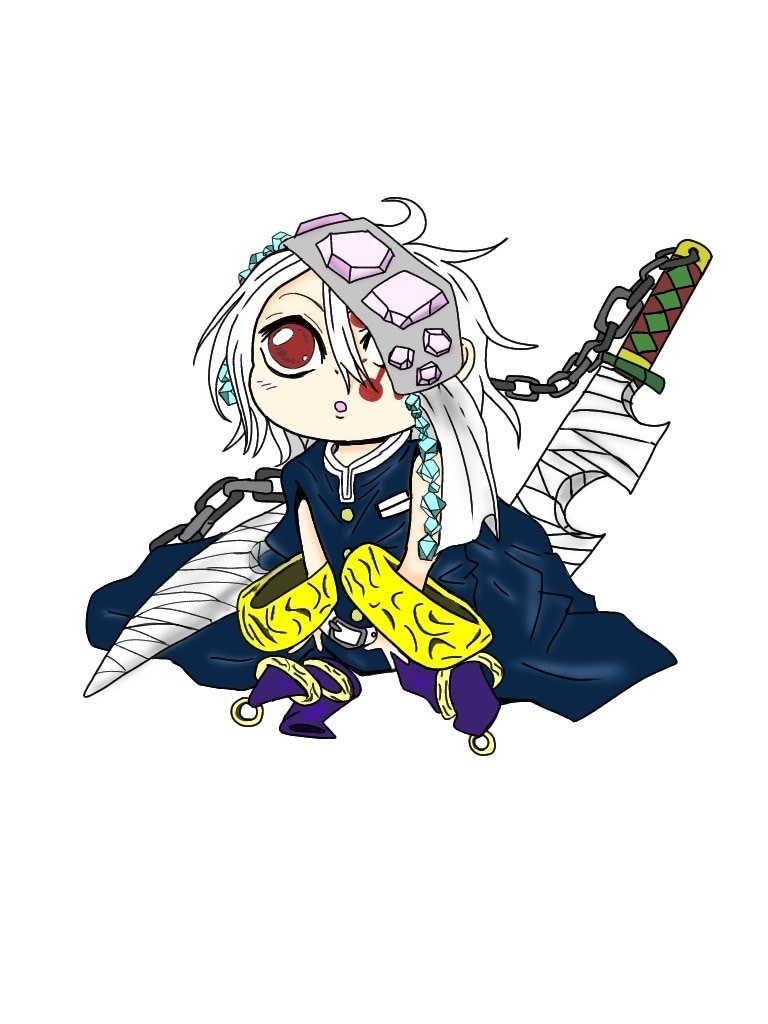 鬼滅の刃・幼児化宇髄天元アクリルキーホルダー