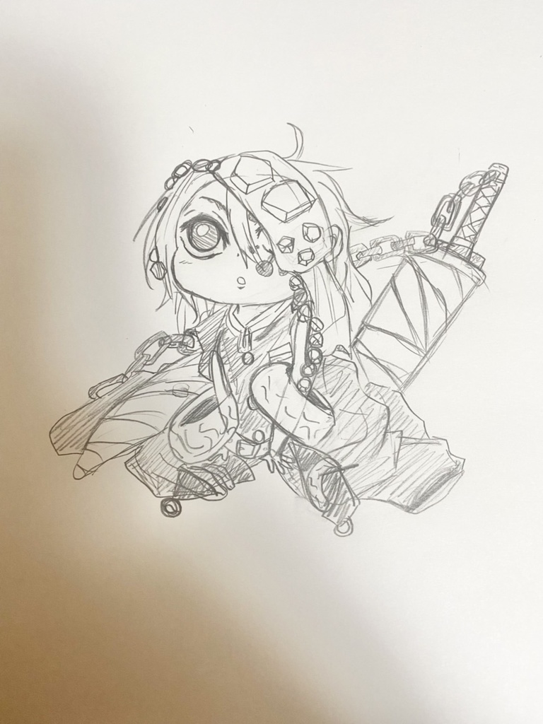 鬼滅の刃・幼児化宇髄天元アクリルキーホルダー