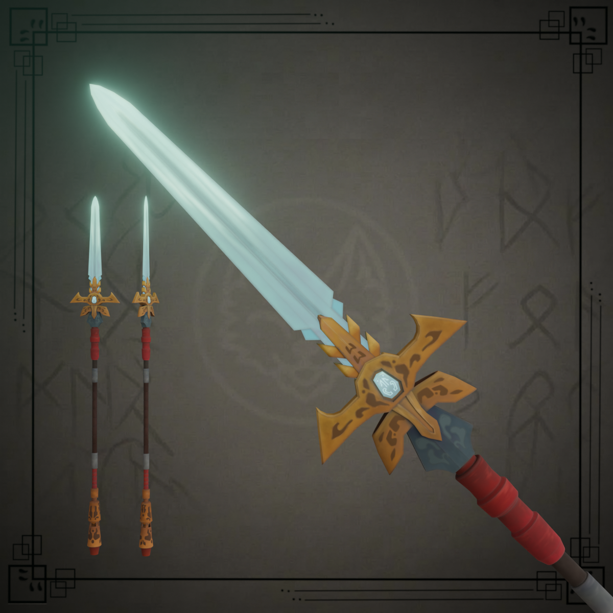 Emerald Rune Emerald Rune Spear - エメラルド・ルーンスピア - IGANIX_ART - BOOTH