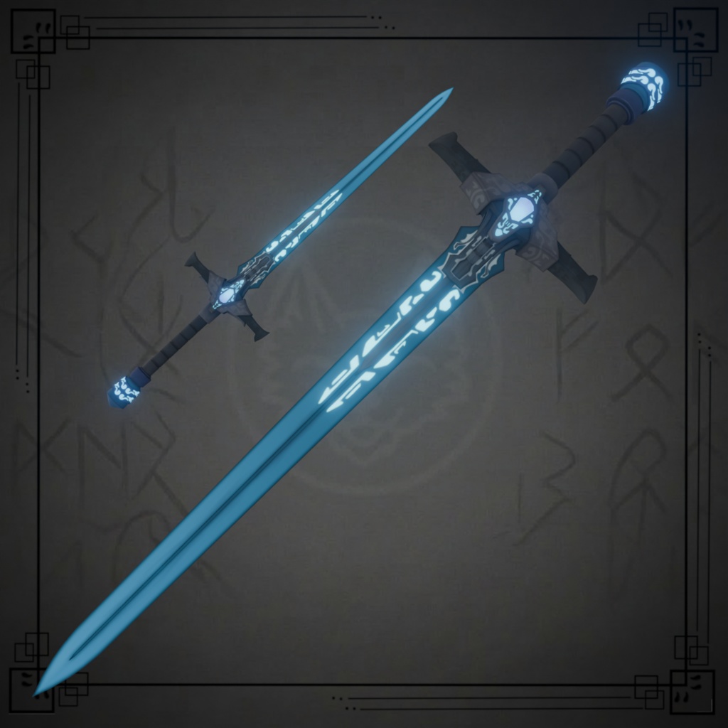 Azure Core Blade - アズール・コア・ブレード【VRChat想定 / Emission対応】