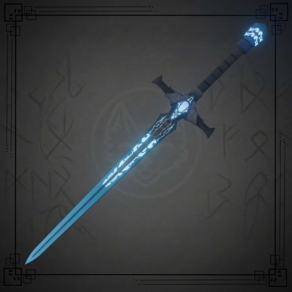 Azure Core Blade - アズール・コア・ブレード【VRChat想定 / Emission対応】