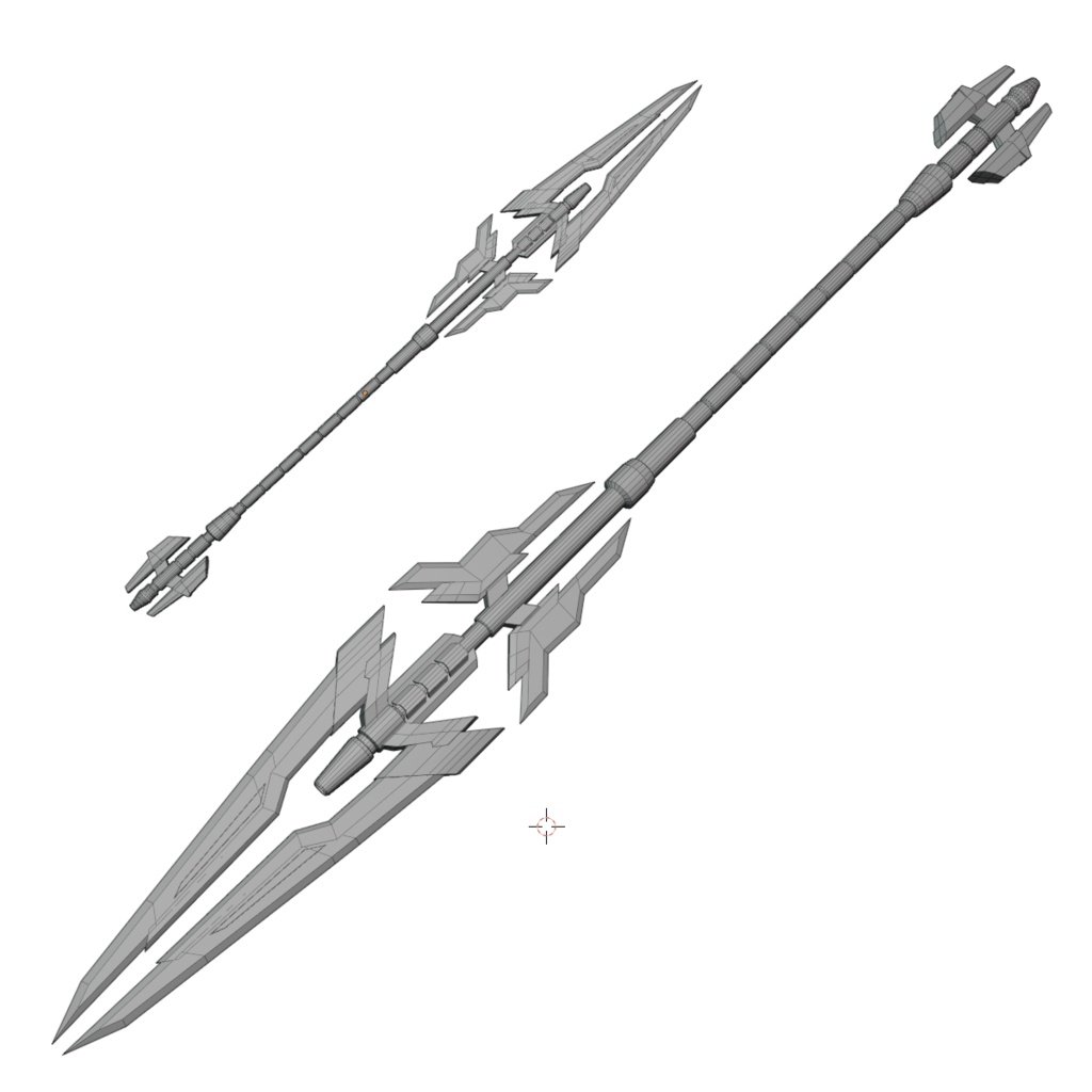 AS - VULCAN SCARLET LANCE - 紅蓮の長槍 【VRChat / 3Dモデル】