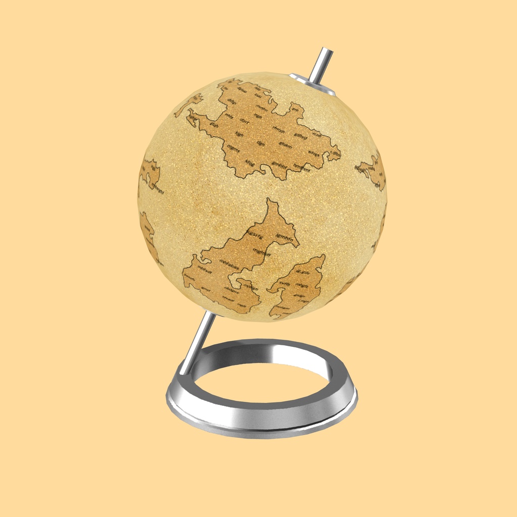 ファンタジー地球儀