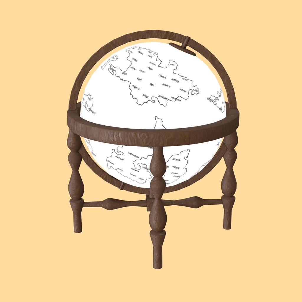 ファンタジー地球儀