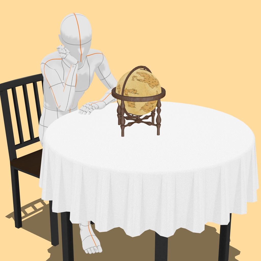 ファンタジー地球儀