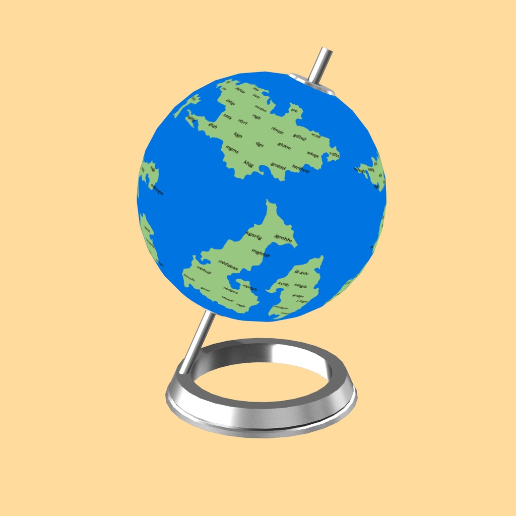 ファンタジー地球儀