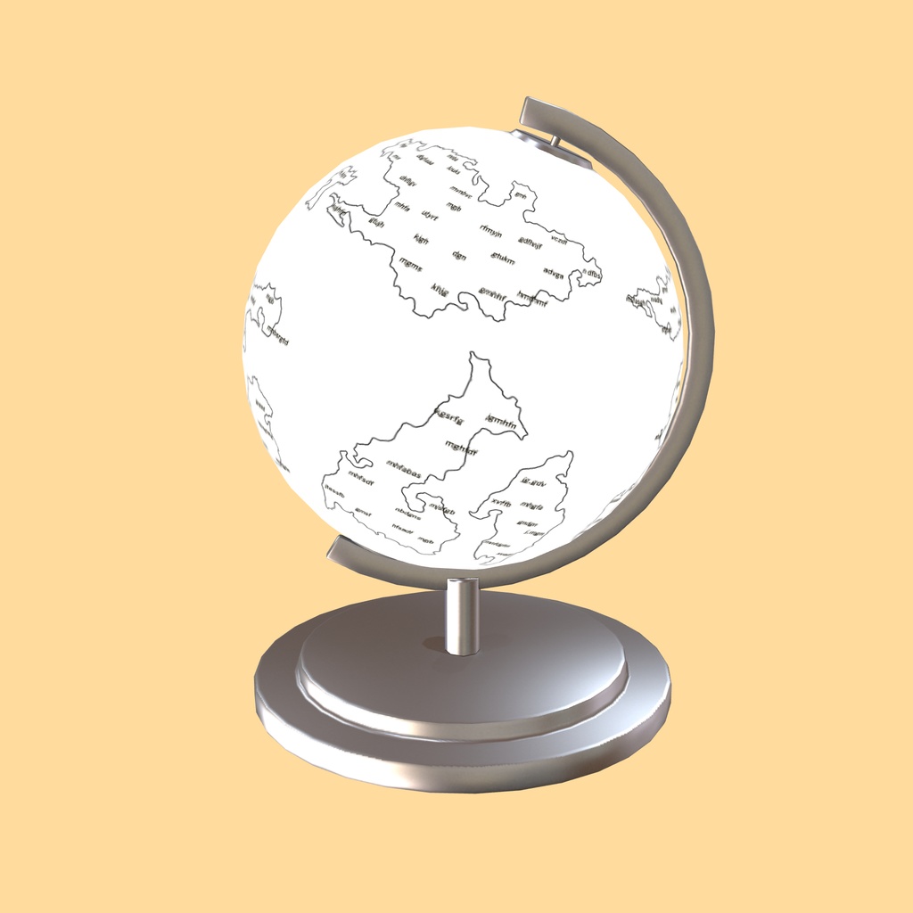 ファンタジー地球儀