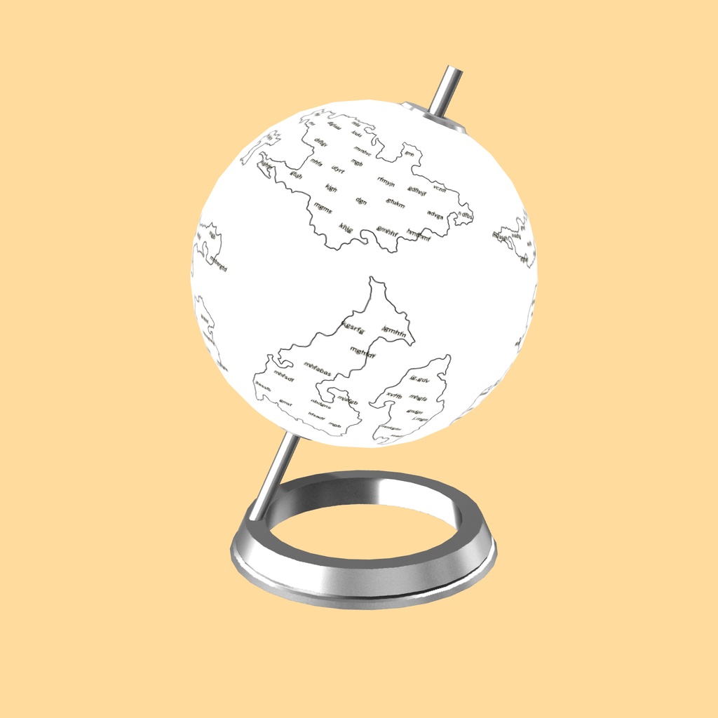 ファンタジー地球儀