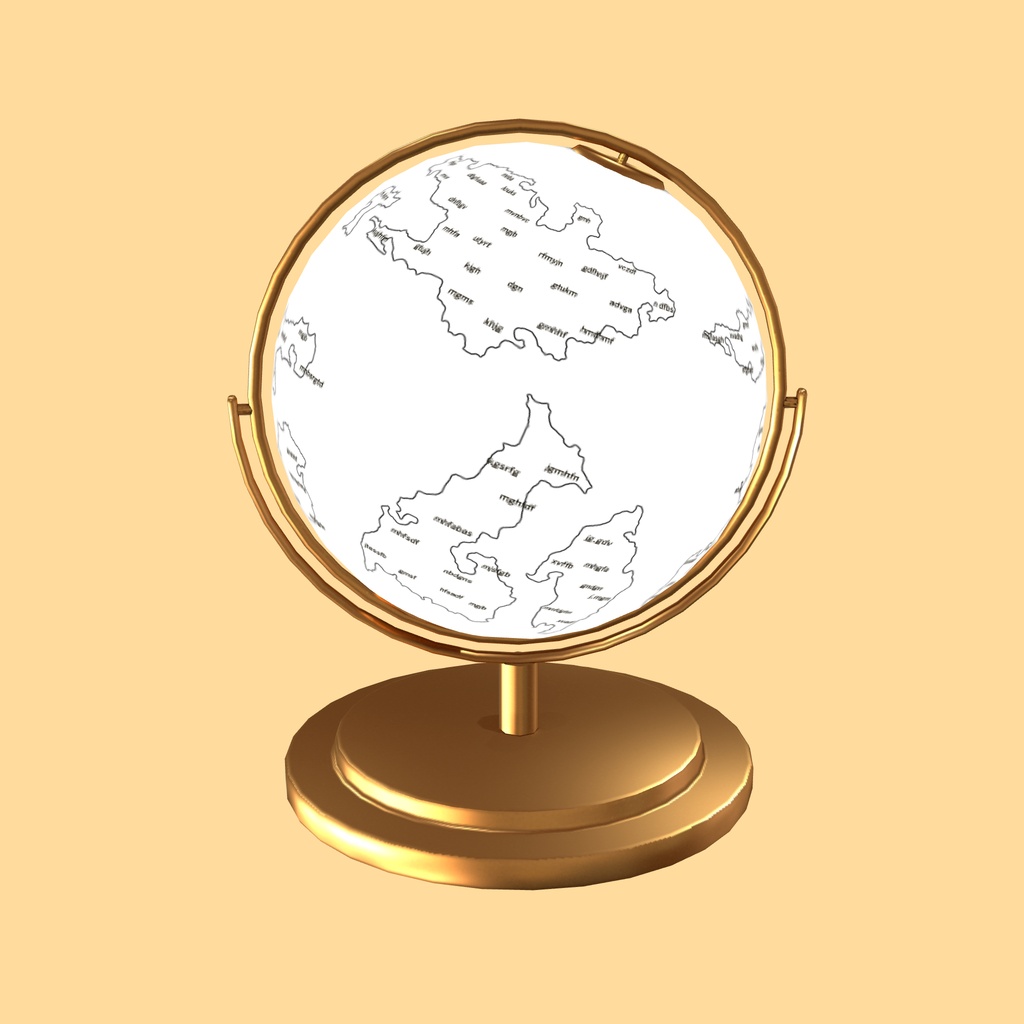 ファンタジー地球儀