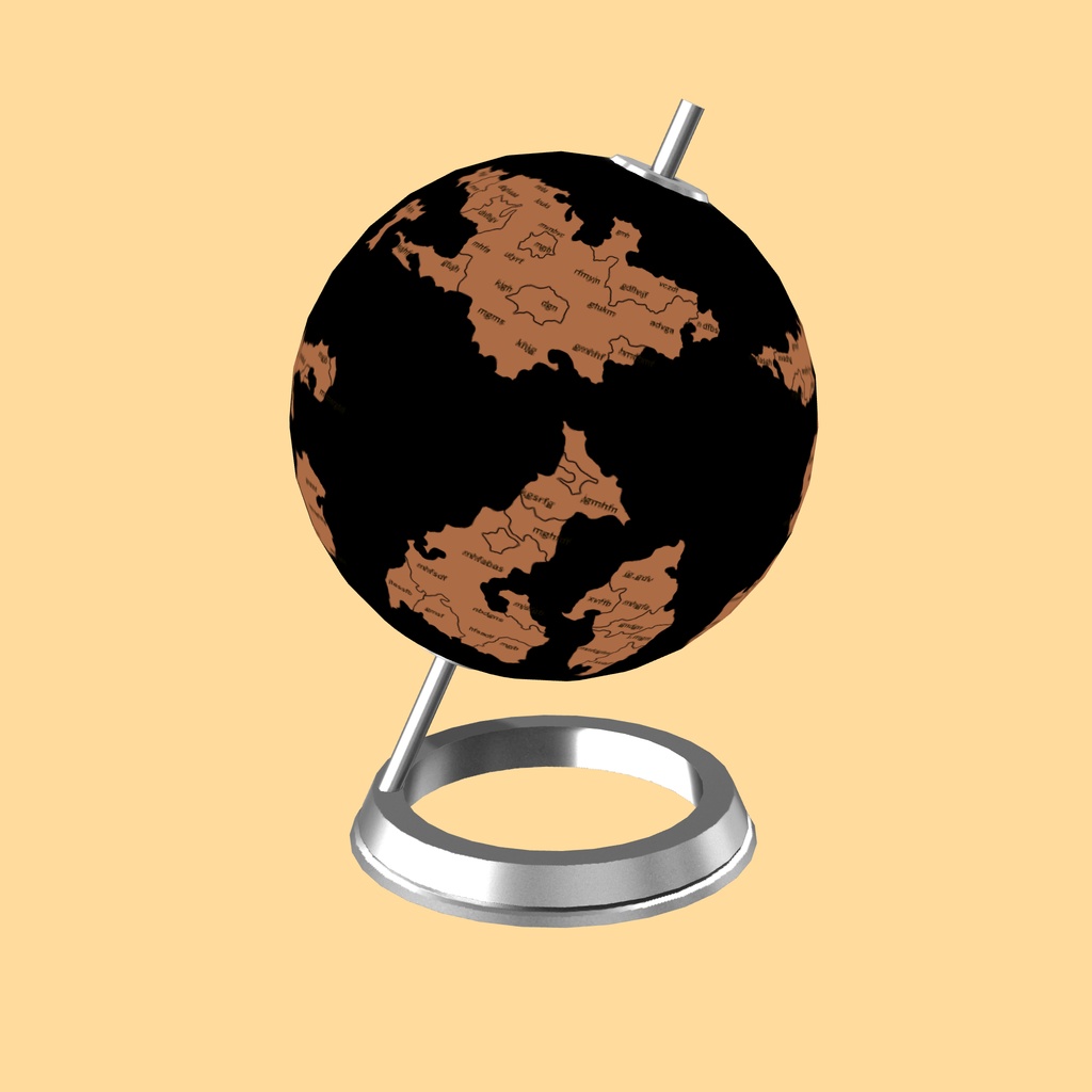 ファンタジー地球儀