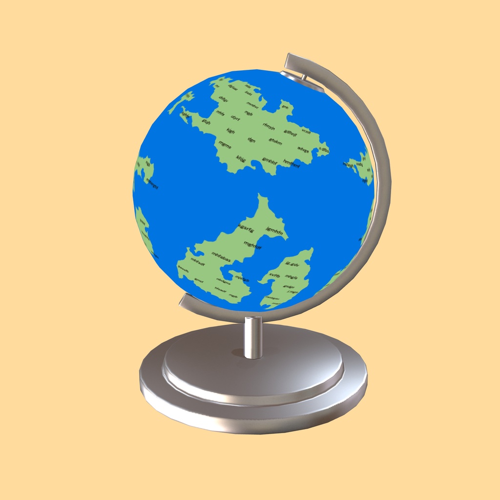 ファンタジー地球儀