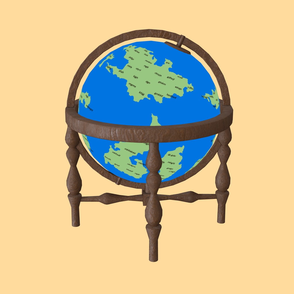 ファンタジー地球儀