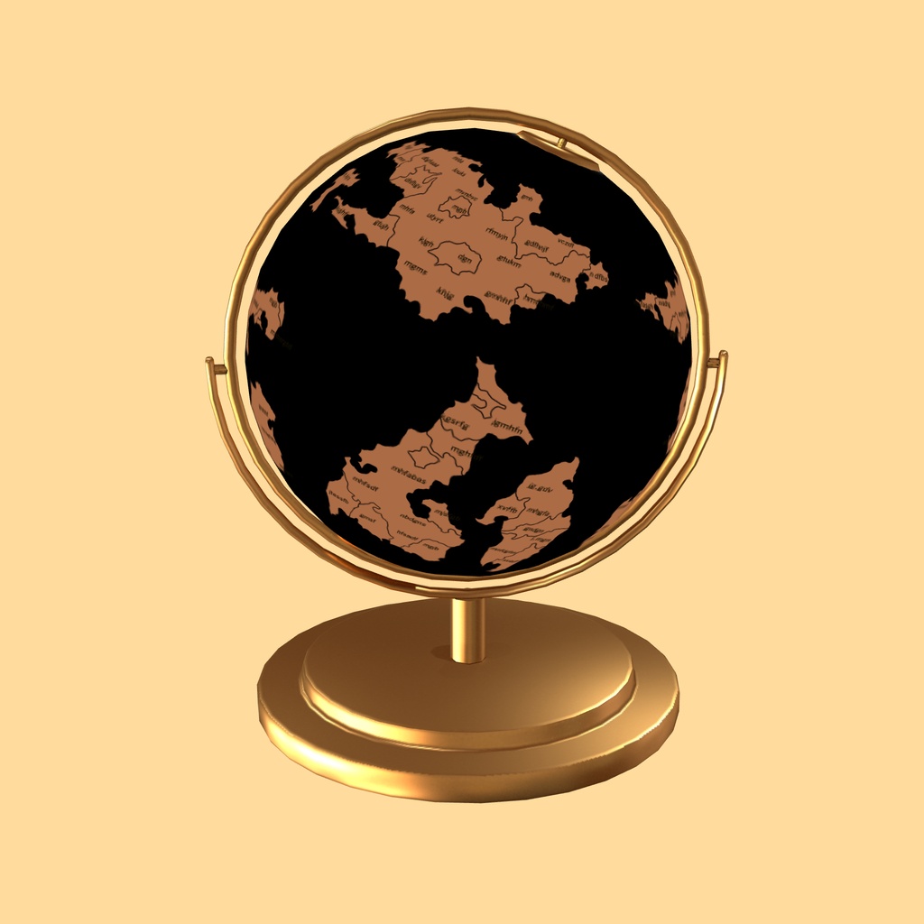 ファンタジー地球儀