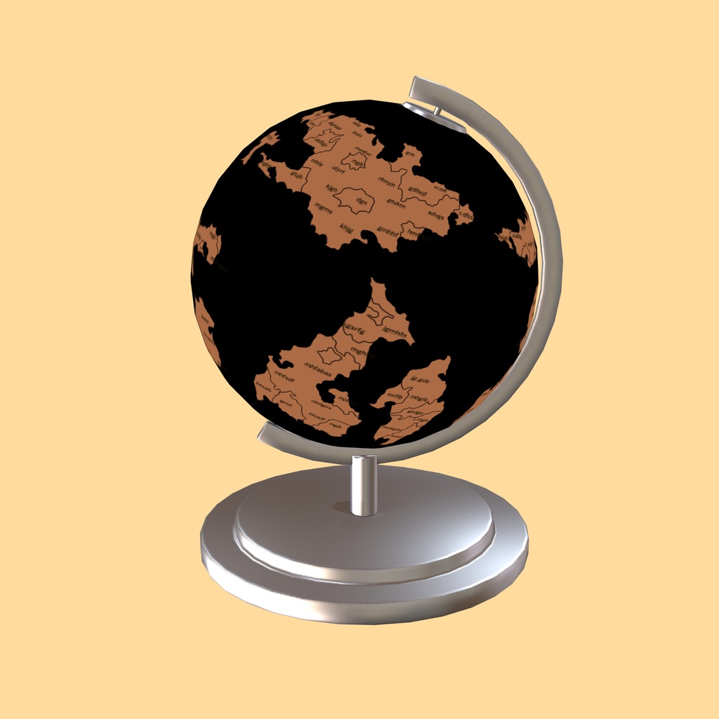 ファンタジー地球儀