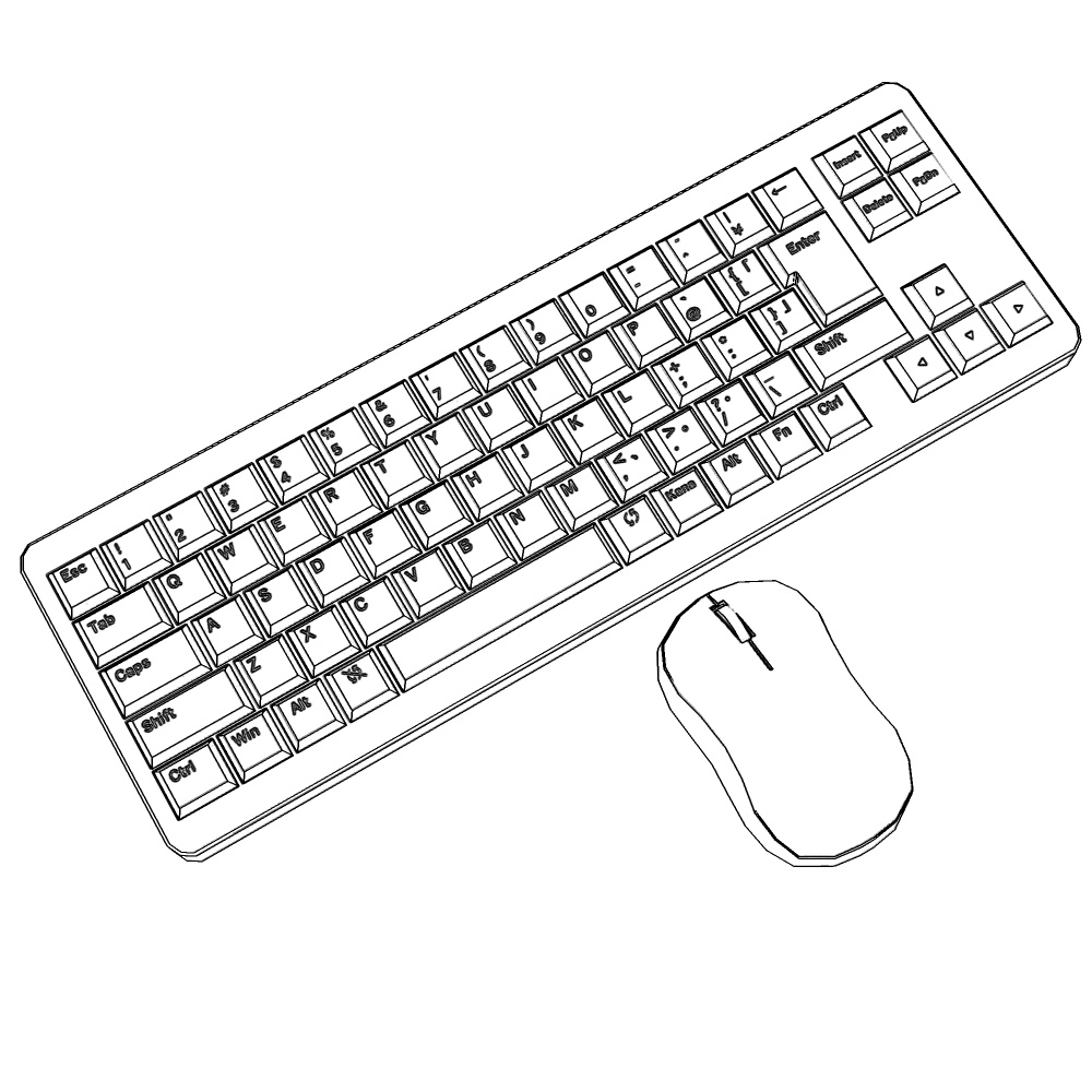 キーボードとマウス