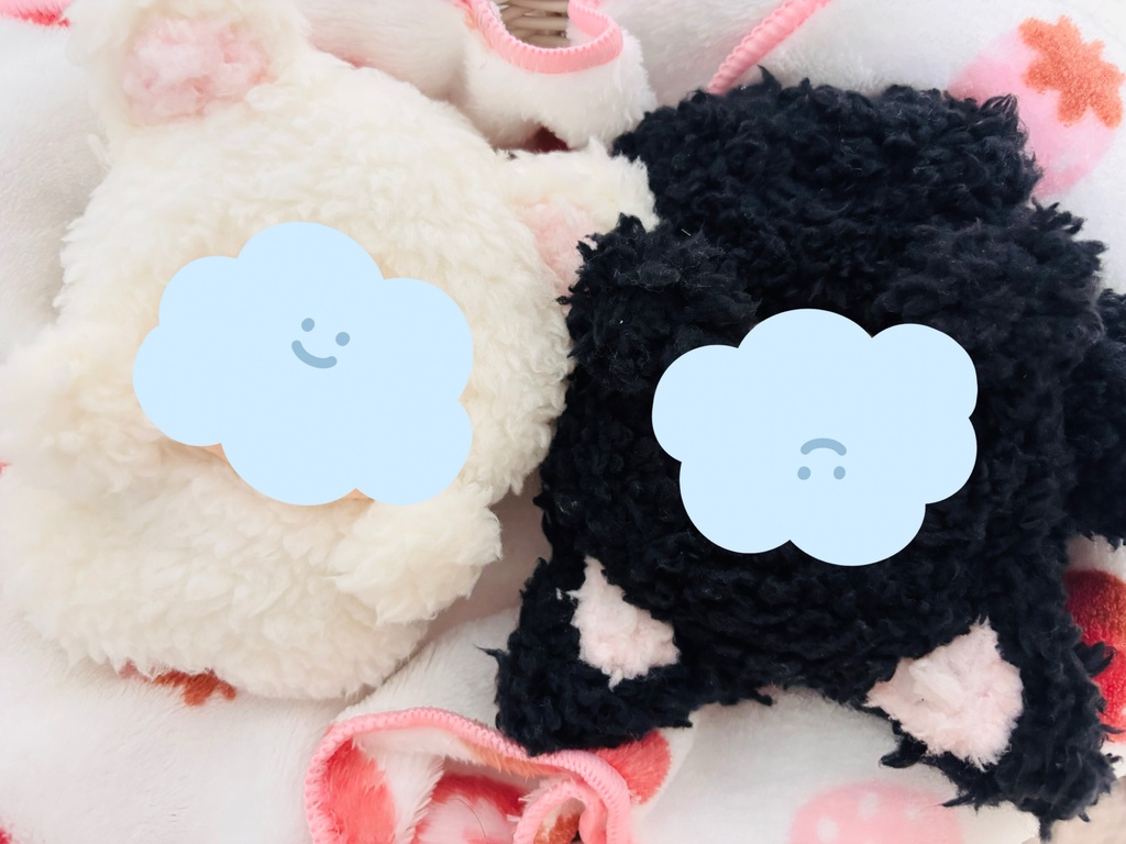 💭🐻‍❄️しろくまさん🍼くろねこさん🐈‍⬛💭🫧