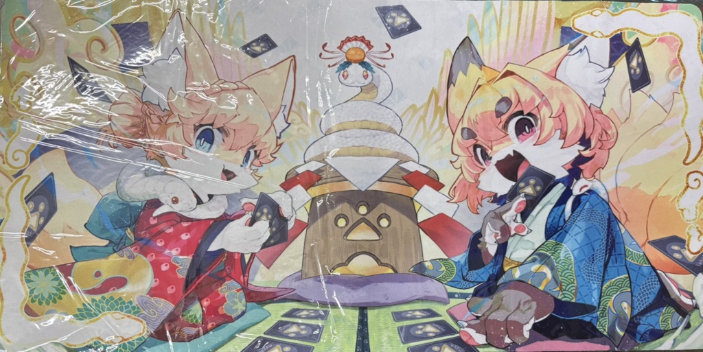 紙家レイス　ミズナ　プレイマット　巳＋限定スリーブ　おまけつき