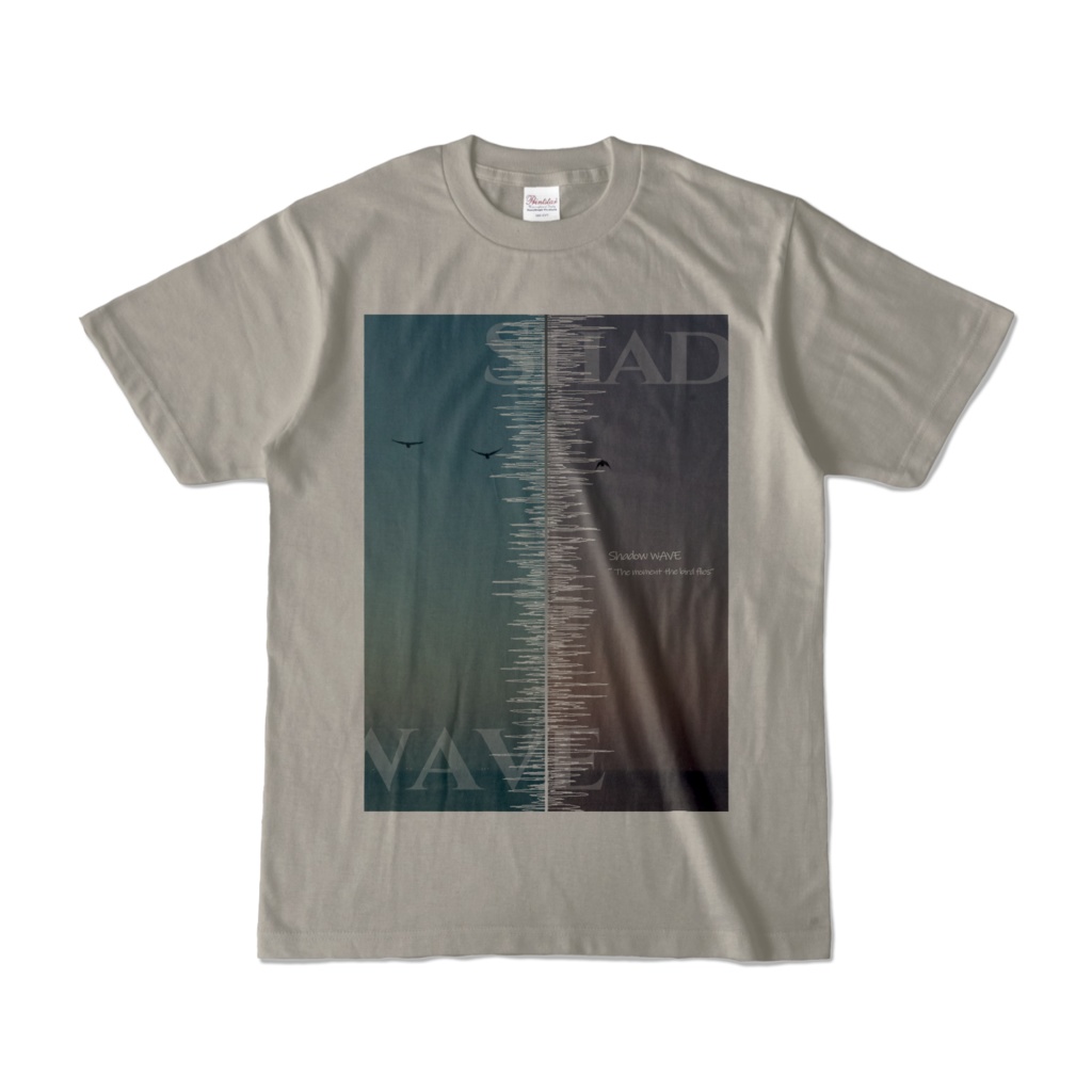 カラーTシャツ「The moment the bird flies」