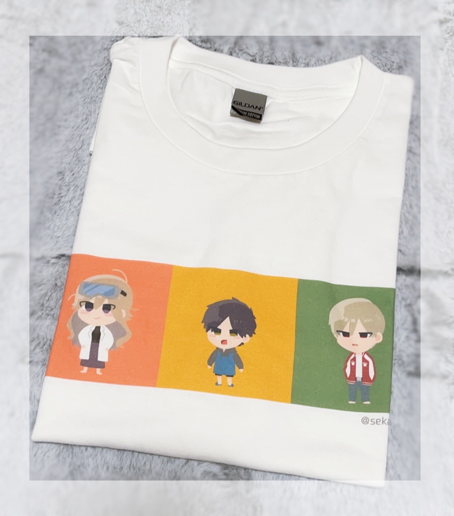 三色Tシャツ(はかせの未来ver.)