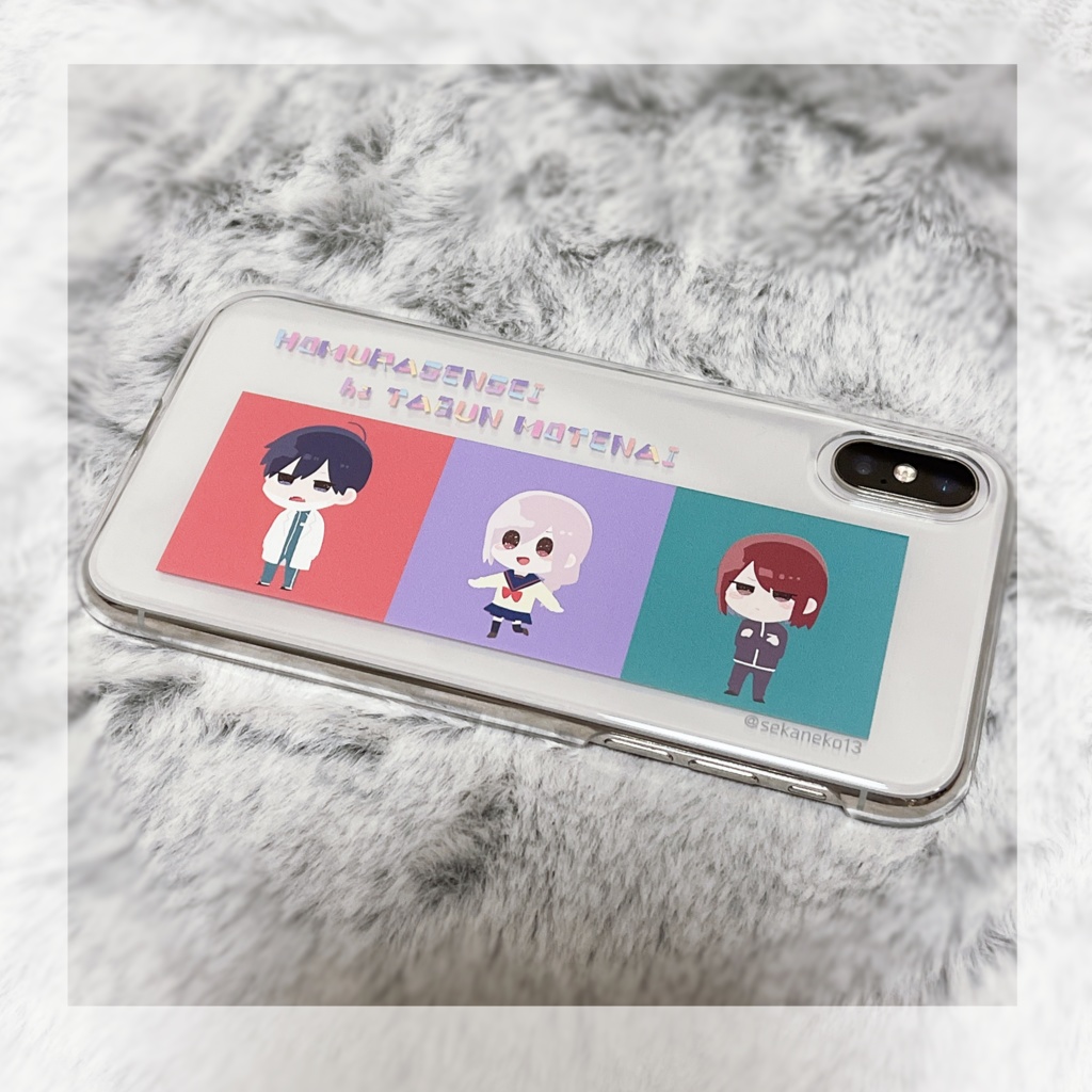 三色iPhoneケース(ほむら先生ver.)